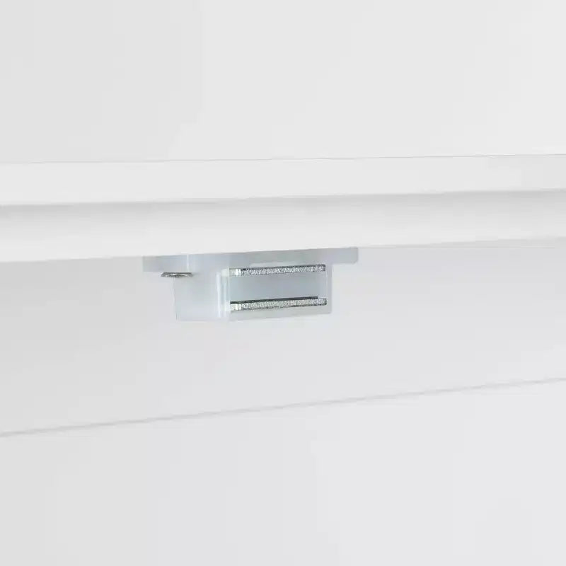 Narrow Bathroom Storage Cabinet with Drawer & Adjustable Shelf, White, 32"H