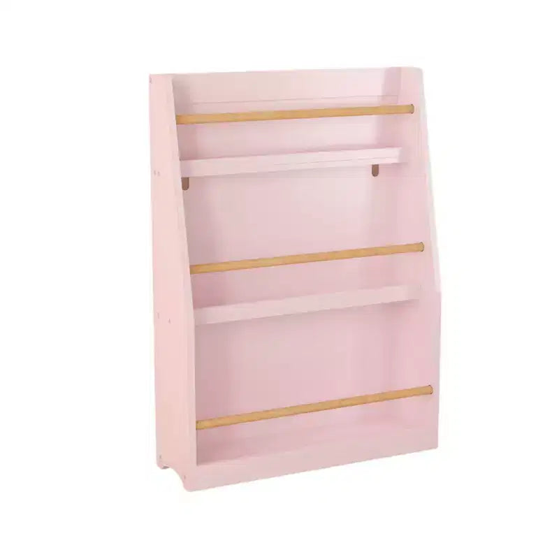 Scaffale per libri per bambini a 3 ripiani, piccola libreria per libri e CD, organizzatore di archiviazione