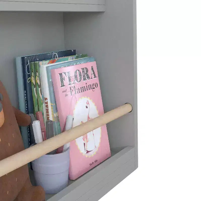 3-Tier Kids Bookshelf, Small Bookcase for Books & CDs, Storage Organizer