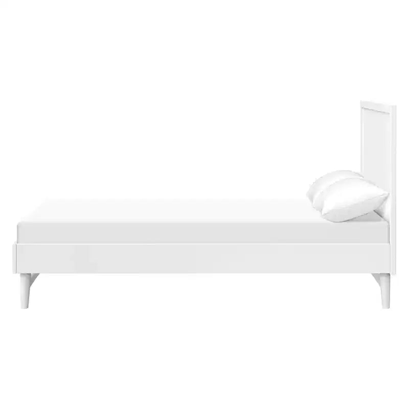 Mid-Century Modern Full Bed for Kids, Solid Pine, GREENGUARD Gold Certified, Ages 3+