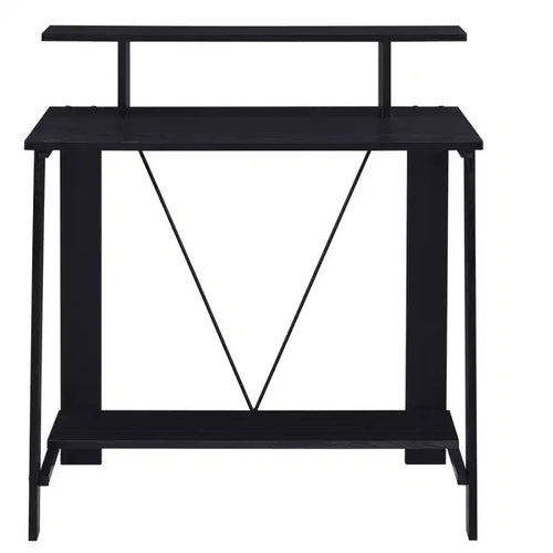 Scrivania Moderna da 99 cm con Supporto Monitor e Ripiano Inferiore, per Ufficio e Camera da Letto