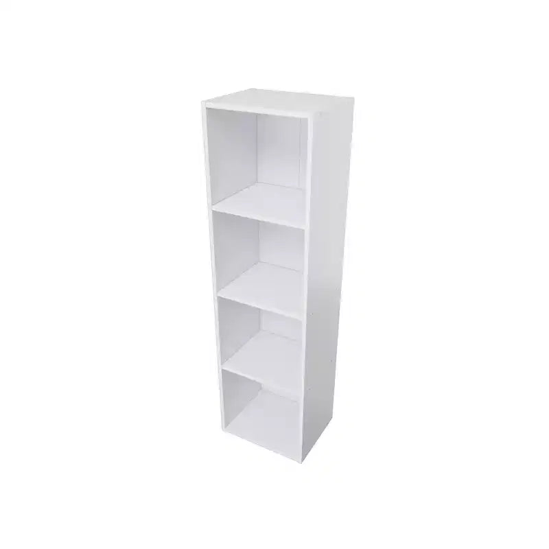 Libreria Etagere a 4 Ripiani, 106 cm H, Truciolato, Compatta e Moderna