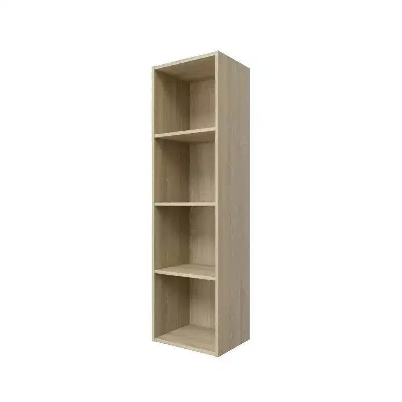 Libreria Etagere a 4 Ripiani, 106 cm H, Truciolato, Compatta e Moderna