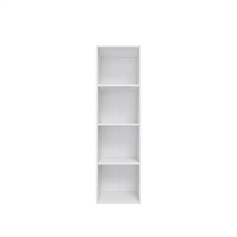 Libreria Etagere a 4 Ripiani, 106 cm H, Truciolato, Compatta e Moderna