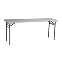 Resin Training Multi Purpose Table Light Gray - OSP Home Furnishings: Seminar, Indoor & Outdoor Use