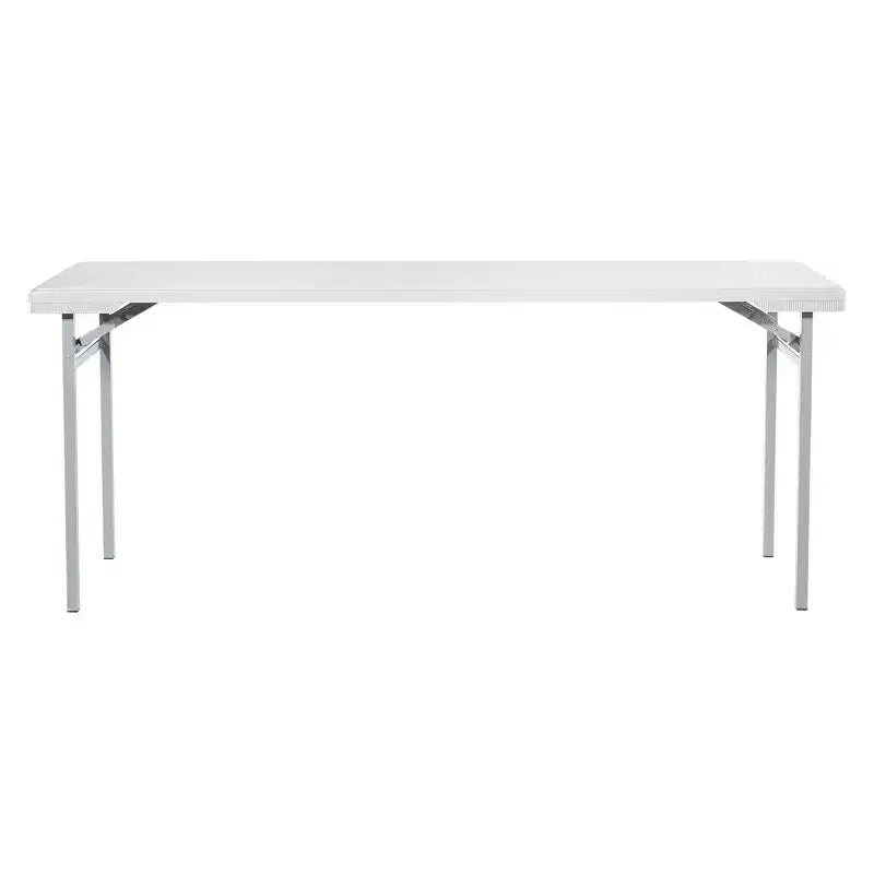 Resin Multi-Purpose Training Table, Light Gray, Foldable Legs, Indoor & Outdoor