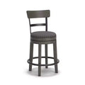 Caitbrook Counter Height Barstool Gray - Signature Design by Ashley: Polyester Upholstery, Nailhead Trim, Swivel Seat