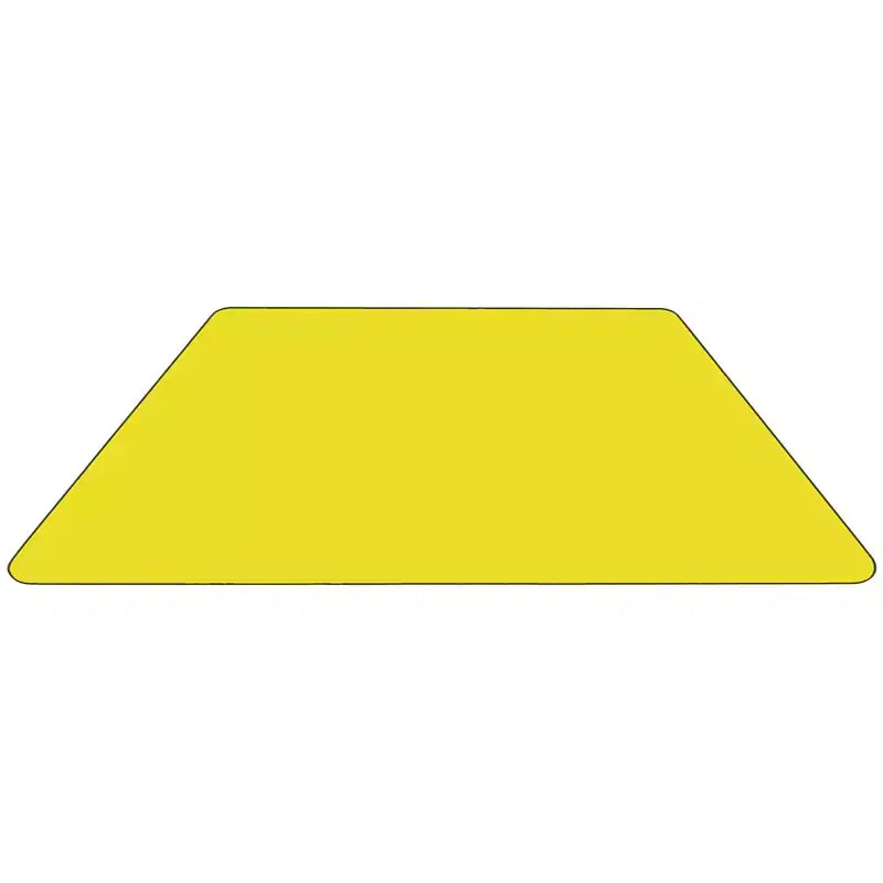 Trapezoid Activity Table for Kids, Adjustable Height, Gray HP Laminate, 22.5"x45"