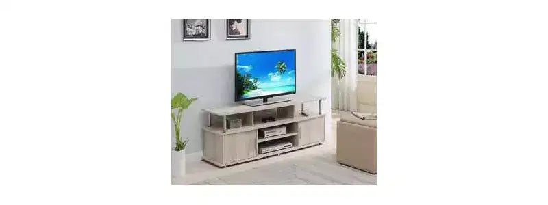 Porta TV da 60" per TV fino a 60", Truciolato Melaminico, Supporto TV Integrato, 50 kg